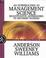 Cover of: An Introduction to Management Science