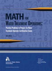 Cover of: Math for Water Treatment Operators by John Giorgi