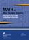 Cover of: Math for Water Treatment Operators