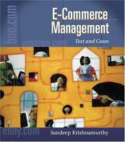 Cover of: E-Commerce Management: Text and Cases (Series on University Mathematics)