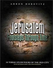 Cover of: "Jerusalem, footsteps through time" by Ahron Horovitz