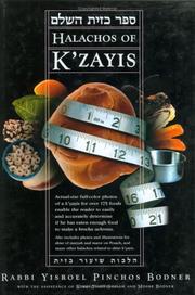Cover of: Halachos of K'zayis