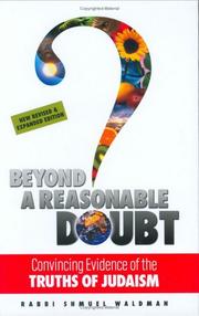 Cover of: Beyond a Reasonable Doubt by Shmuel Waldman