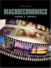 Cover of: Macroeconomics with Xtra! Access Card by Roger A. Arnold