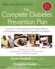 Cover of: The Complete Diabetes Prevention Plan | Sandra Woodruff