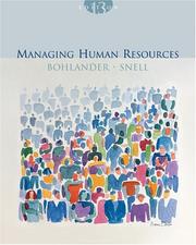 Managing human resources by George W. Bohlander