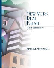 Cover of: New York real estate for salespersons
