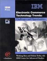 Cover of: Electronic Commerce Technology Trends : Challenges and Opportunities