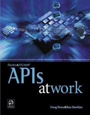 Cover of: iSeries and AS/400 APIs at work
