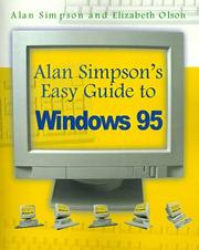 Cover of: Alan Simpson's Easy Guide to Windows 95