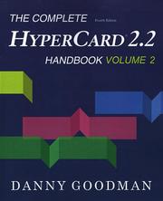 The complete HyperCard 2.2 handbook by Danny Goodman