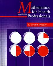 Mathematics for health professionals by B. Louise Whisler