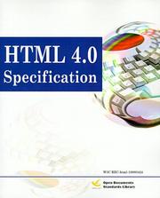 Cover of: Html 4.0 Specification
