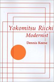 Cover of: Yokomitsu Riichi: Modernist