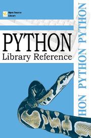 Cover of: Python Library Reference (Open Source Library)