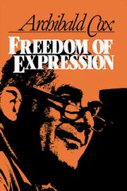 Freedom of Expression by Archibald Cox