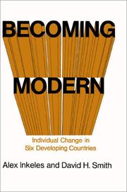 Cover of: Becoming modern: individual change in six developing countries
