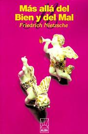 Cover of: Más allá del bien y del mal by Friedrich Nietzsche