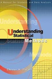 Understanding Statistical Methods by Chester Hayden McCall