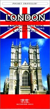 Cover of: London Pocket Traveller (Pocket Traveller - Waterford Press) by James Kavanagh