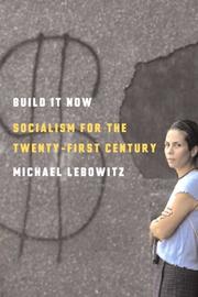 Cover of: Build It Now: Socialism for the Twenty-First Century