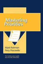 Cover of: Collaborative Leader: Mastering Priorities, The