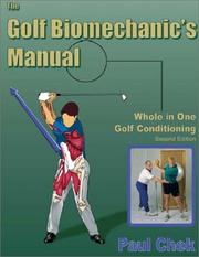 Cover of: The Golf Biomechanic's Manual: Whole in One Golf Conditioning