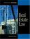 Cover of: Real estate law