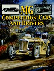 Cover of: MG Competition Cars and Drivers