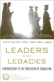 Cover of: Leaders and Legacies by John West