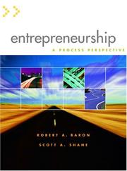 Cover of: Entrepreneurship by Robert A. Baron