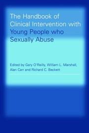 Cover of: Handbook of clinical intervention with young people who sexually abuse