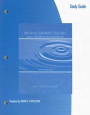 Cover of: Microeconomic Theory by Walter Nicholson