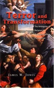 Cover of: Terror and Transformation: The Ambiguity of Religion in Psychoanalytic Perspective