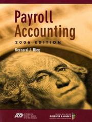 Cover of: Payroll Accounting 2005 (Payroll Accounting)