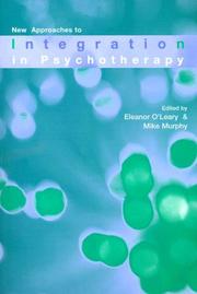 Cover of: New approaches to integration in psychotherapy