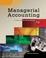 Cover of: Managerial Accounting