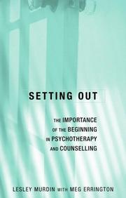 Cover of: Setting out by Lesley Murdin