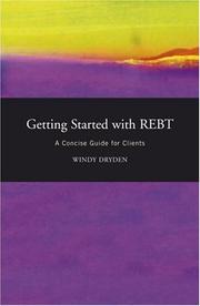 Cover of: Getting Started With REBT by Wendy Dryden