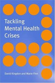 Cover of: Tackling mental health crises