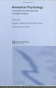 Cover of: Analytical Psychology: Contemporary Perspectives in Jungian Analysis (Advancing Theory in Therapy)