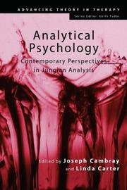 Cover of: Analytical psychology by edited by Joseph Cambray and Linda Carter.