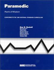 Cover of: Paramedic: Pearls of Wisdom, Conforms to the 1985 National Standard Curriculum