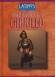 Cover of: Juan Rodriguez Cabrillo (Latinos in American History) (Latinos in American History) by 