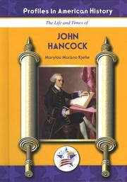 Cover of: John Hancock (Profiles in American History) (Profiles in American History)