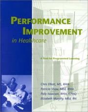 Cover of: Performance Improvement in Healthcare