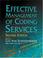 Cover of: Effective management of coding services