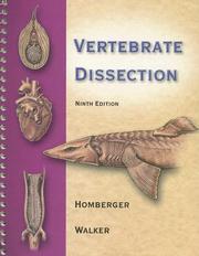 Cover of: Vertebrate Dissection by Dominique G. Homberger, Warren F. Walker