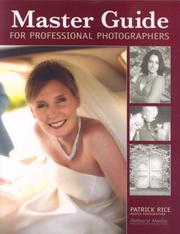 Cover of: Master Guide for Professional Photographers by Patrick Rice
