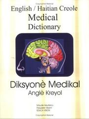 Cover of: English Haitian Creole Medical Dictionary